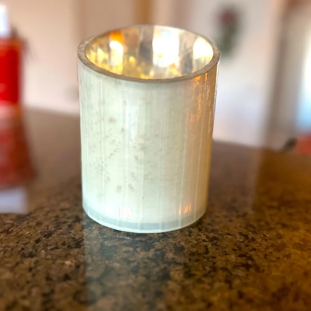West Elm Aria Mercury Hurricane Candle Holder NWT